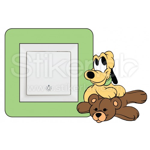 Pluton stiker oko prekidaca Pluton stiker oko prekidaca